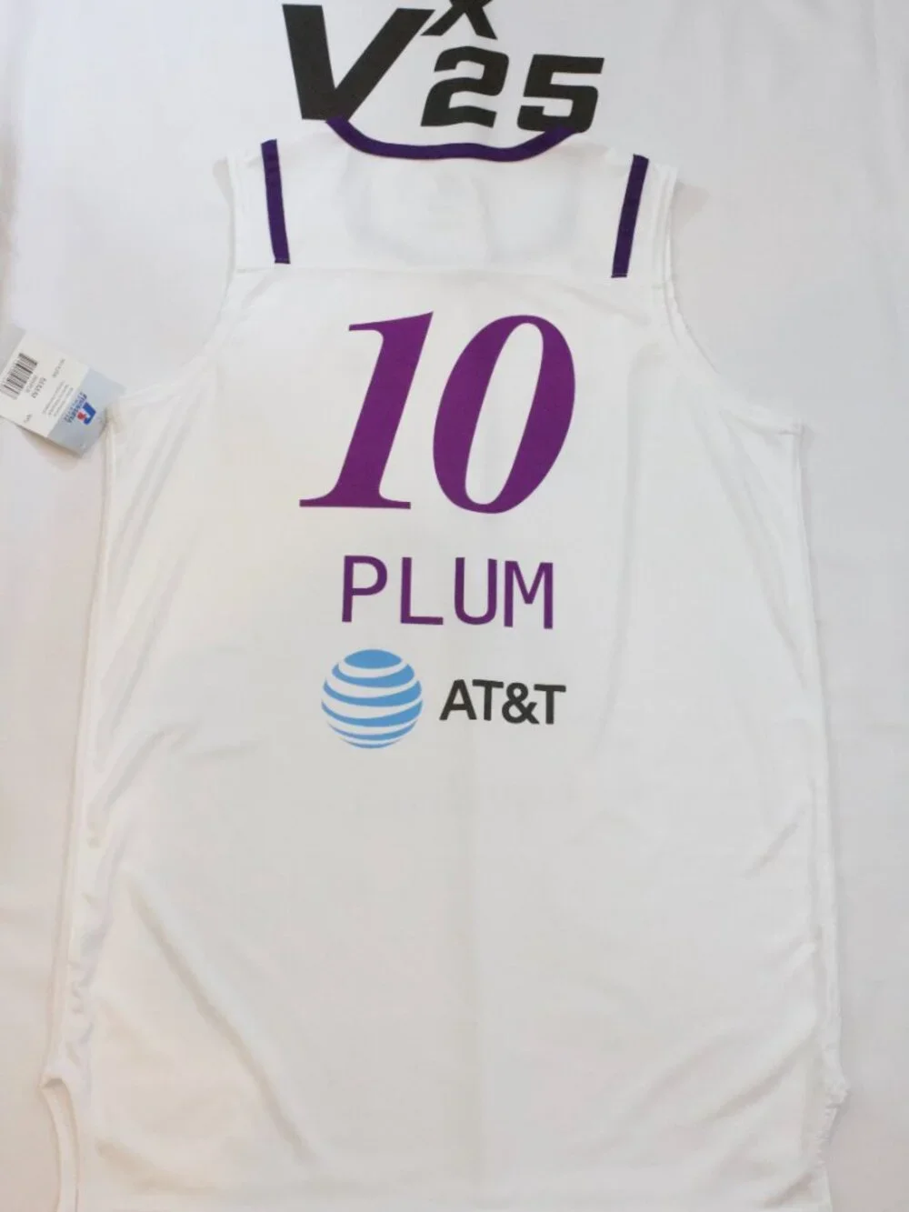 NEW Men's Los Angeles Sparks Kelsey Plum #10 White Jersey Size Medium - Picture 5 of 7